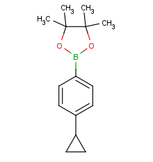 2-(4-cyclopropylphenyl)-4,4,5,5-tetramethyl-1,3,2-dioxaborolane