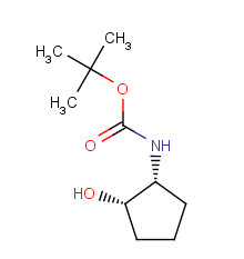 CIS-Tert-butyl N-(2-hydroxycyclopentyl)carbamate