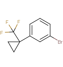 1-bromo-3-[1-(trifluoromethyl)cyclopropyl]benzene