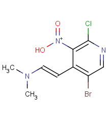 (E)-N-(5-bromo-2-chloro-4-(2-(dimethylamino)vinyl)pyridin-3-yl)-N-oxohydroxylammonium