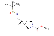 methyl (1R,5S,6r)-6-((E)-((tert-butylsulfinyl)imino)methyl)-3-azabicyclo[3.1.0]hexane-3-carboxylate